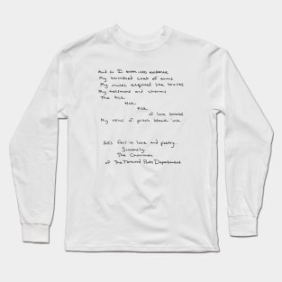 TTPD All is Fair in Love and Poetry Tay Swiftie Music Pop Album Long Sleeve T-Shirt